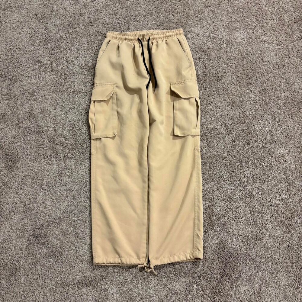 Shein Men's Cream and Tan Trousers